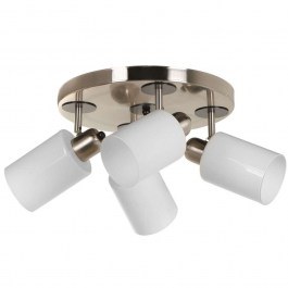 Φωτιστικό Οροφής - Σποτ Nomi 534LUN3783 30x36x20cm 4xE27 40W Silver-White Opviq SILVER-WHITE