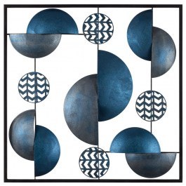 Διακοσμητικό Τοίχου Aurora 279ENZ1195 55x55cm Multi-Blue Wallity MULTI-BLUE