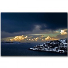 Πίνακας Καμβάς Με Φως Led 254LED4541 70x45cm Multi Wallity