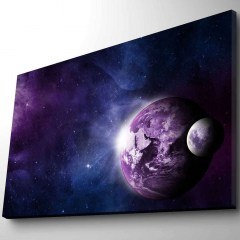 Canvas Painting With Led Light Nasa 254LED4341 70x45cm Multi Wallity