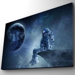 Canvas Painting With Led Light Nasa 254LED4326 70x45cm Multi Wallity