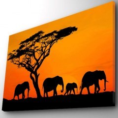 Canvas Painting With Led Light 254LED1229 70x45cm Multi Wallity