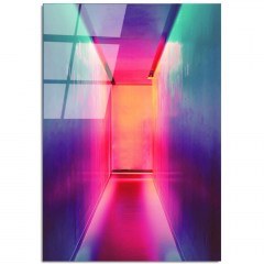 Πίνακας Γυάλινος 123BZM2280 70x100cm Multi Wallity