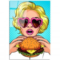 Πίνακας Γυάλινος 123BZM2242 70x100cm Multi Wallity