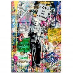 Πίνακας Γυάλινος 123BZM2273 70x100cm Multi Wallity