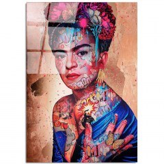 Πίνακας Γυάλινος 123BZM2215 70x100cm Multi Wallity