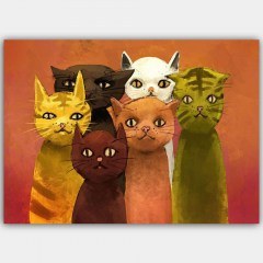 Canvas Painting 441HPE2286 100x70cm Multi Wallity