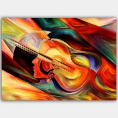 Πίνακας Καμβάς 441HPE2039 100x70cm Multi Wallity