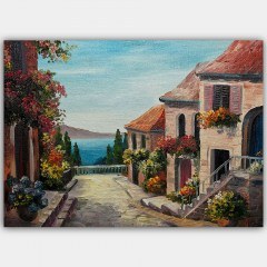 Πίνακας Καμβάς 441HPE1960 100x70cm Multi Wallity