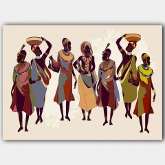 Πίνακας Καμβάς 441HPE1881 100x70cm Multi Wallity