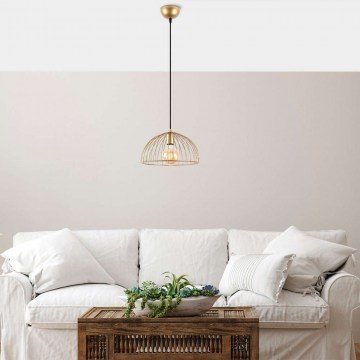 Pendant Lamp Telkure 942FLG1610 31x31x105cm 1xE27 40W Gold Opviq