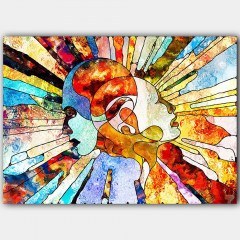 Canvas Painting 441HPE1641 100x70cm Multi Wallity