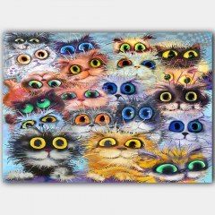 Πίνακας Καμβάς 441HPE1640 100x70cm Multi Wallity