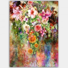 Πίνακας Καμβάς 441HPE1408 70x100cm Multi Wallity