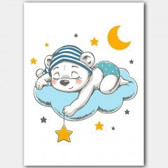 Πίνακας Καμβάς 441HPE1104 70x100cm Multi Wallity