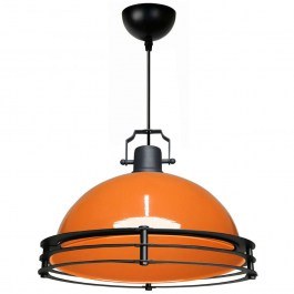 Φωτιστικό Οροφής 780SGN4598 Φ30x100cm 1xE27 40W Orange-Black Opviq ORANGE-BLACK