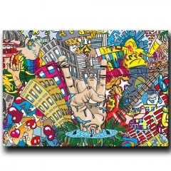 Canvas Painting 649THL1152 100x70cm Multi Wallity