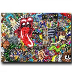 Canvas Painting 649THL1149 100x70cm Multi Wallity