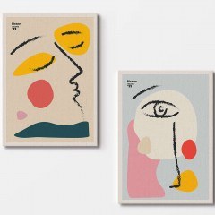 Canvas Painting (Set 2Pcs) 910NVT1368 70x100cm Multi Wallity