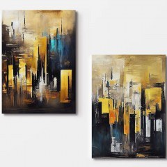 Canvas Painting (Set 2Pcs) 910NVT1262 70x100cm Multi Wallity