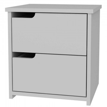 Bedside Table Malarin 875ZNA3406 45x40x45cm White