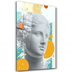 Πίνακας Γυάλινος 672BRS1543 46x72cm Multi Wallity