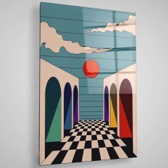 Πίνακας Γυάλινος  401MGN3540 40x60cm Multi Wallity