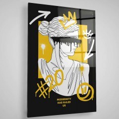 Πίνακας Γυάλινος  401MGN3506 70x100cm Multi Wallity