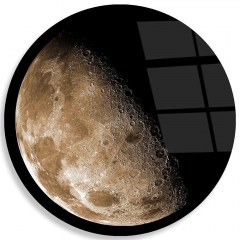 Πίνακας Γυάλινος 123BZM2621 Φ60cm Multi Wallity