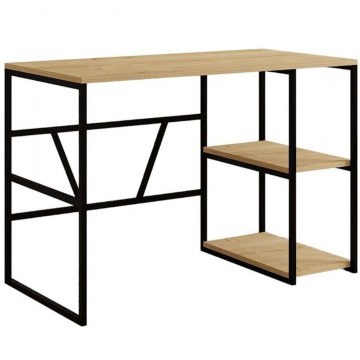 Office Caste 495SSE1504 120x60x74cm Oak-Black
