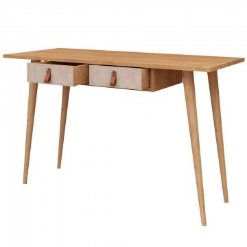 Office Soomin 811MDD3806 120x60x74cm Oak-Concrete