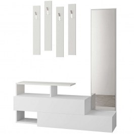 Έπιπλο Εισόδου Ramda 855DTE4003 137x35x154cm White WHITE
