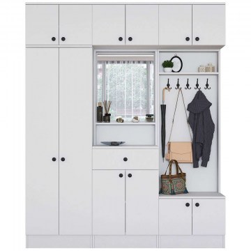 Έπιπλο Εισόδου 893RAN1722 179,4x35,5x226,4cm White