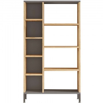 Bookcase 956LCS1429 72x25,5x133,6cm Pine-Anthracite