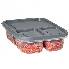 Δοχεία Φαγητού (Σετ 8Τμχ) 964FRM1203 15x24x5cm Clear-Anthracite Hermia ANTHRACITE-CLEAR