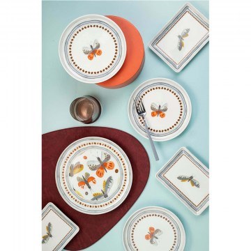 Dinner Plates (Set 18Pcs) 719KTP9788 Multi Hermia