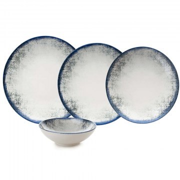 Dinner Plates (Set 24Pcs) 387GRP1356 Multi-Blue Hermia