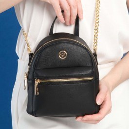 Τσάντα Ώμου - Χιαστί Merida 456ZYM2277 17x8x18cm Black Garbalia BLACK