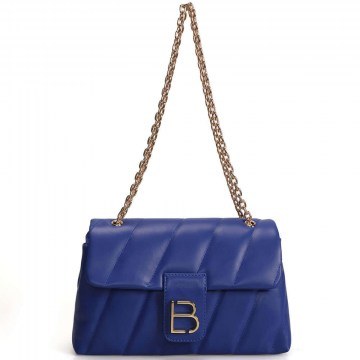 Τσάντα Ώμου - Χιαστί 671LKB1502 31x10x19cm Blue Lucky Bees