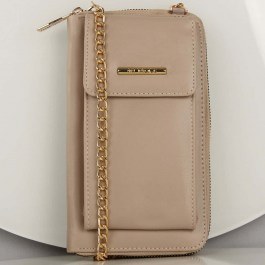 Τσάντα Χιαστί Γυναικεία 853MYV5845 11,5x19,5cm Mink Myvalice MINK