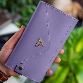 Πορτοφόλι Γυναικείο Envelope 456ZYM1796 20x3x10cm Lilac Garbalia LILAC