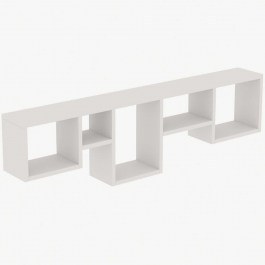 Wall Shelf Amanos 854KLN1727 120x17x32cm White WHITE