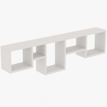 Ραφιέρα Τοίχου Amanos 854KLN1727 120x17x32cm White