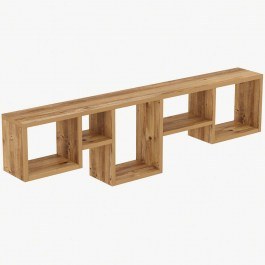 Wall Shelf Amanos 854KLN1726 120x17x32cm Pine NATURAL