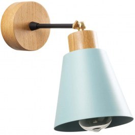 Wall Lamp - Sconce Manavgat 525NOR3135 D14x25cm 1xE27 40W Natural-Turquoise Opviq NATURAL-TURKUAZ