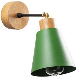 Wall Lamp - Sconce Manavgat 525NOR3132 D14x25cm 1xE27 40W Natural-Green Opviq NATURAL-GREEN