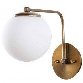 Φωτιστικό Τοίχου - Απλίκα Daisy 521SHN2184 15x26x22cm E27 40W Gold-White Opviq GOLD-WHITE