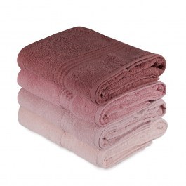 Πετσέτες Rainbow 317HBY1446 (Σετ 4τμχ) Powder L'Εssentiel Maison POWDER