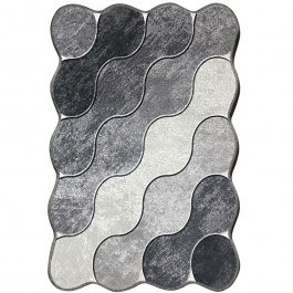 Bath Mat Circle 359CHL2568 Grey L'essentiel Maison GREY