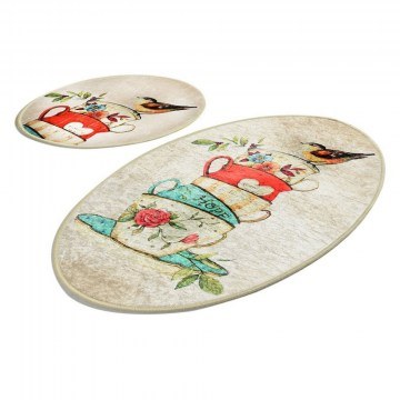 Bath Mats Fincan Djt 359CHL2241 (Set 2pcs) Multi L'essentiel Maison